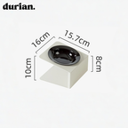 durian 세라믹 펫식기｜분리형 고다리 스탠드 디자인 – 고양이·소형견 겸용 푸드볼