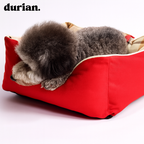 durian ペットベッド｜やさしい肌ざわりのオックスフォードベッド犬猫兼用