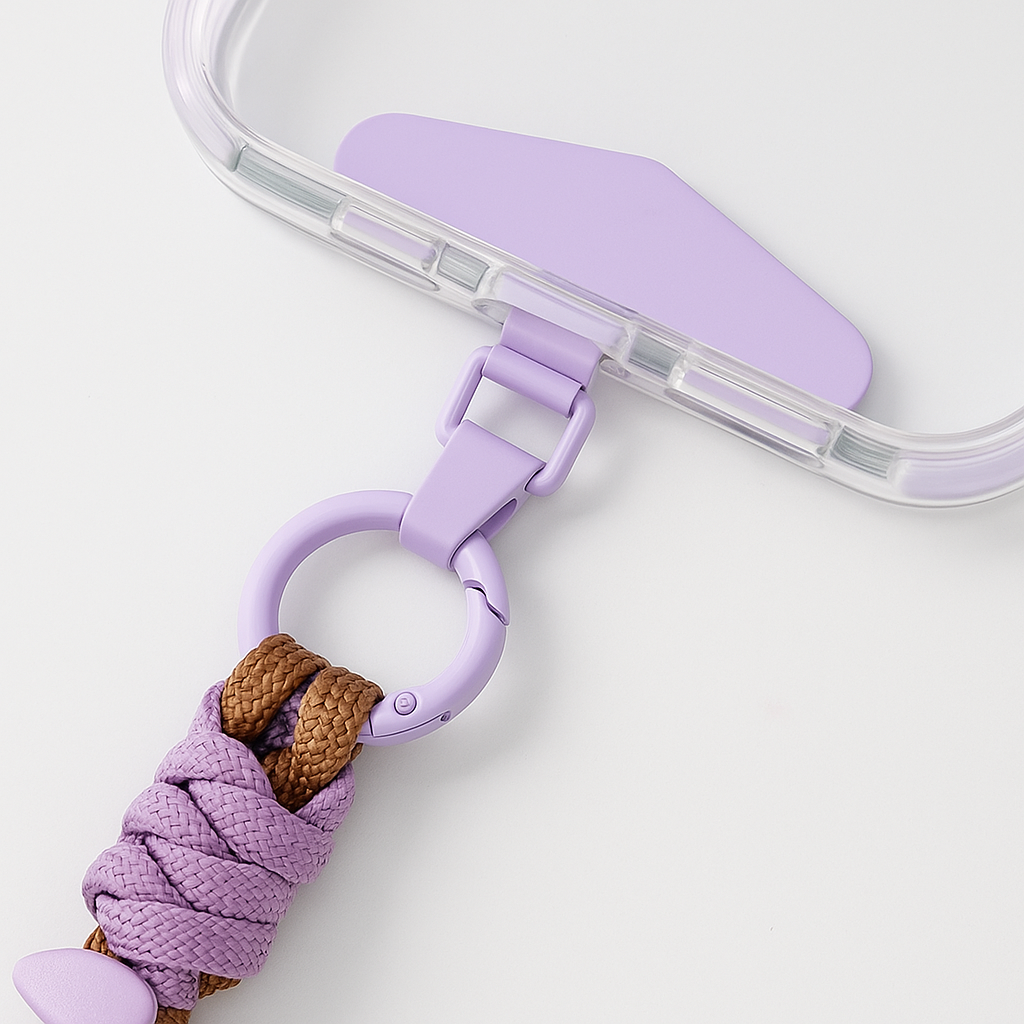 durian｜オリジナル編みスマホストラップ ショルダー